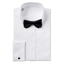 White Wing Collar Shirt Double