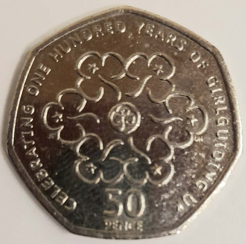Girl guides 50p 2010 - girl,