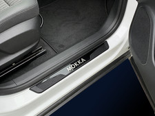 Black Door Sill Scuff Plate