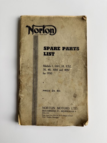 Norton motorcycle spare parts - motorcycle,