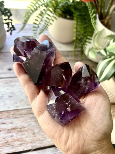 Deep purple brazilian amethyst - deep,
