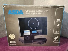 ASDA CD Micro System with iPod