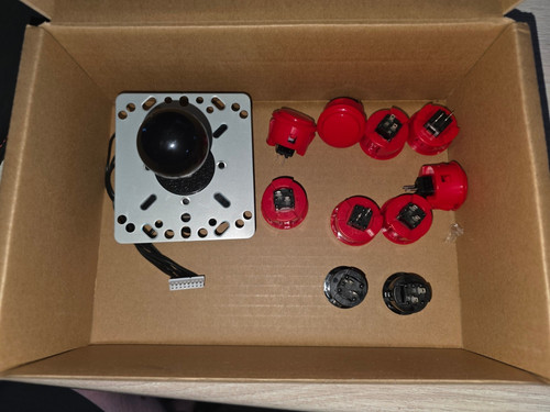 Arcade joystick and buttons - 10,