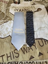 NEW VINTAGE VIVIENNE WESTWOOD LET IT ROCK SILK TIE