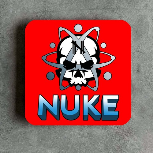 Robocop nuke drinks coaster - nuke,