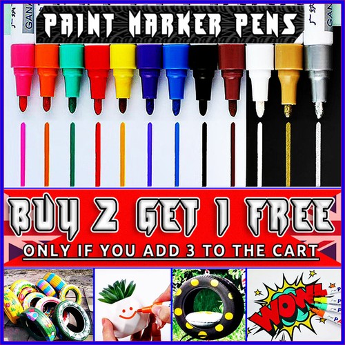 Paint marker pens - paint, waterproof
