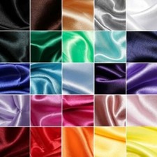 Silky Satin Fabric Dress Craft Wedding Material 150cm wide