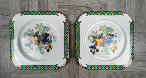 Vintage square side - plate, x