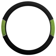 Green Black Steering Wheel