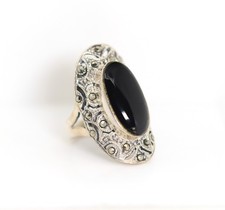 Sterling Silver Ring Art Deco