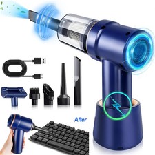 Cordless Electric Air Duster Blower Vacuum Cleaner For Car PC Laptop Console New