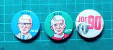 Joe 90 Science Fiction TV Cereal Box Badges 1968