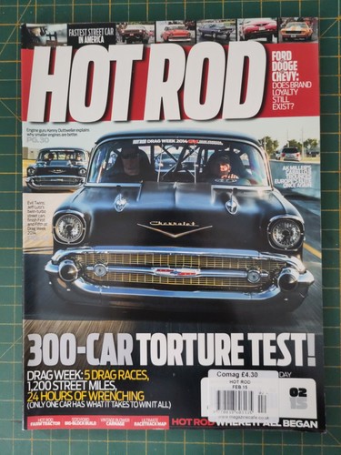 Hot rod magazine february - rod,