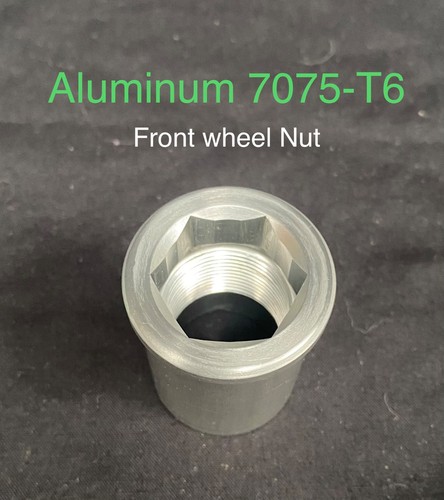Front wheel nut - nut, 7075-t6