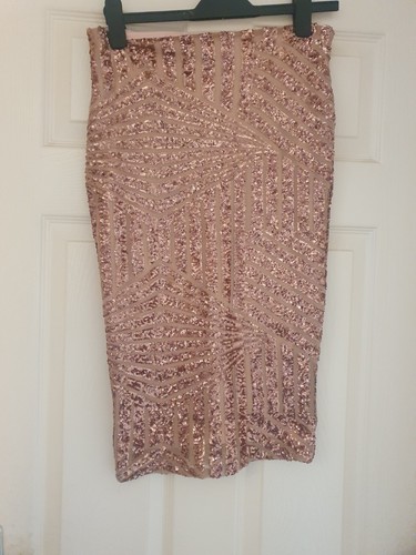 River island rose gold sequin - river,