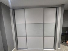  SpacePro Sliding Wardrobe Doors x3 and  x2