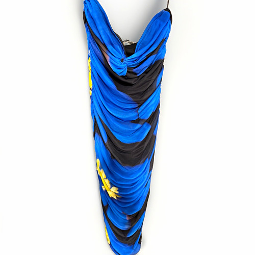 Zara strapless striped ruched - zara,