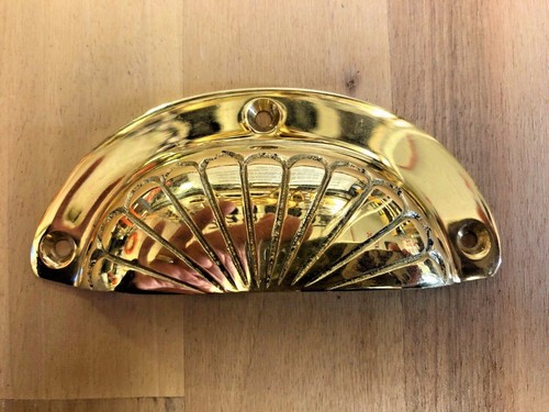 Brass cast drawer pull - drawer, handle