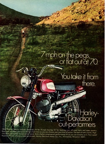 1970 harley davidson rapido - harley-davidson,