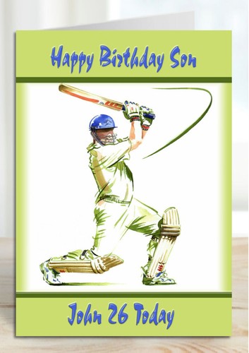 Personalised birthday card - personalised,