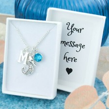 Seahorse Necklace, Personalised Gift, 3D Sea Horse Jewellery, Ocean Marine Life