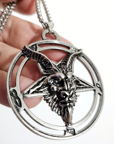 Baphomet inverted pendant - baphomet,