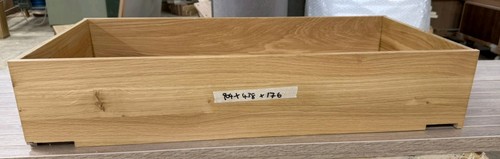 Solid oak dovetail drawer - solid,
