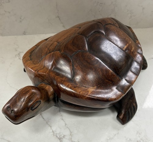 Large hand carved wooden - large,