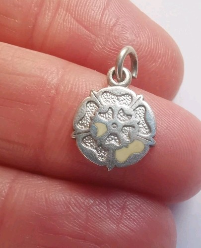 Sterling silver yorkshire rose - sterling,