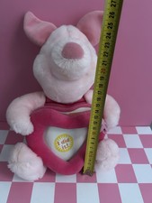 Disney Store Winnie The Pooh Piglet Soft Plush Heart Photo Picture Frame
