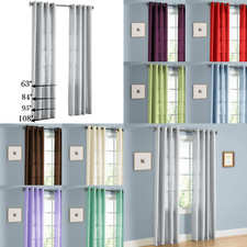 1Pc Semi Sheer Window Curtain