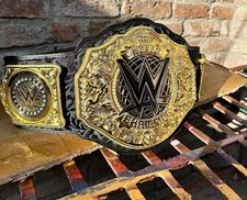 New heavyweight championship belt wrestling title adult size 6mm thick metal
