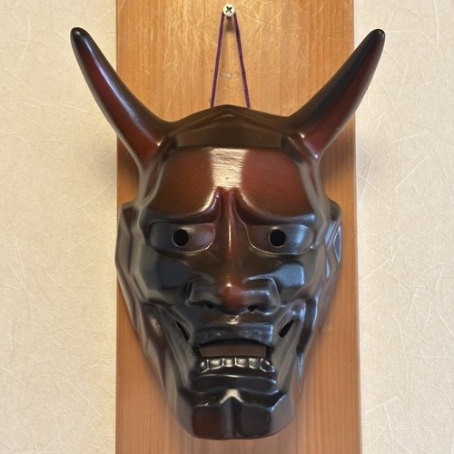 Japanese hannya mask wall - mask,