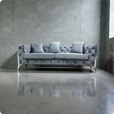 New Chesterfield Sofa Grey