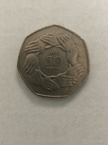 1973 50p eec ring - 1973,