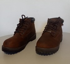 Skechers Men's Brown Leather Waterproof Air Cooled Sergeant Hiking Boots UK 10