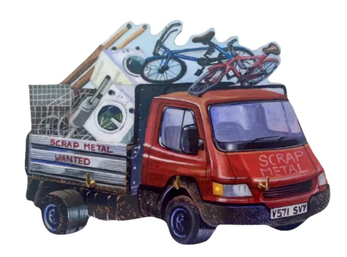 Scrap metal van key rack - scrap,