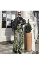 Zara flared velvet trousers - zara,