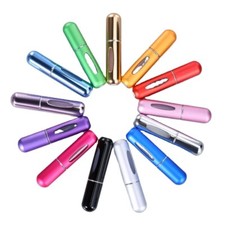 3x Portable Perfume Atomiser Travel Refillable Bottle Handbag aftershave Spray