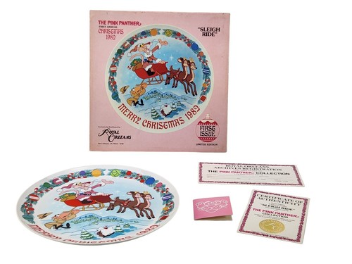 Pink panther sleigh ride - panther, merry