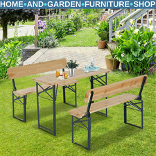 Camping table and bench - camping,