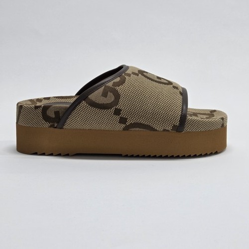 Gucci jumbo platform slide - jumbo, gg