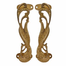 Indian Handmade Brass Décor Handle Pull Beautifully Handcrafted Design Brass ...
