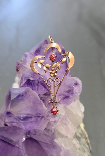 Art nouveau edwardian 9ct - nouveau,