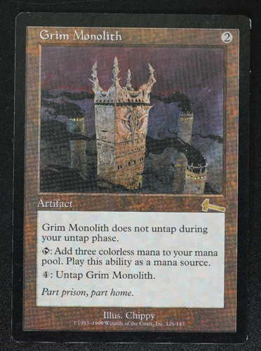 Grim monolith urza legacy - monolith,