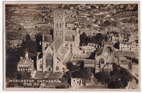 Worcester cathedral aerial - cathedral,