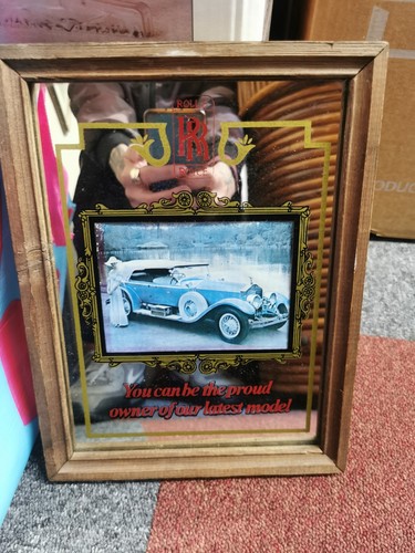Rolls royce advertising mirror - rolls,