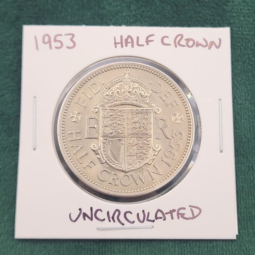 1953 qeii half - half, crown