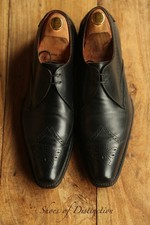 Jeffery West Love Black Leather Oxford Brogue Lace Up Shoes UK 8 US 9 EU 42