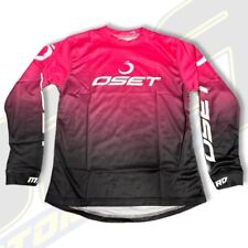 GENUINE OSET Kids Children Trials Riding Jersey Shirt Top - Black / Pink - NEW